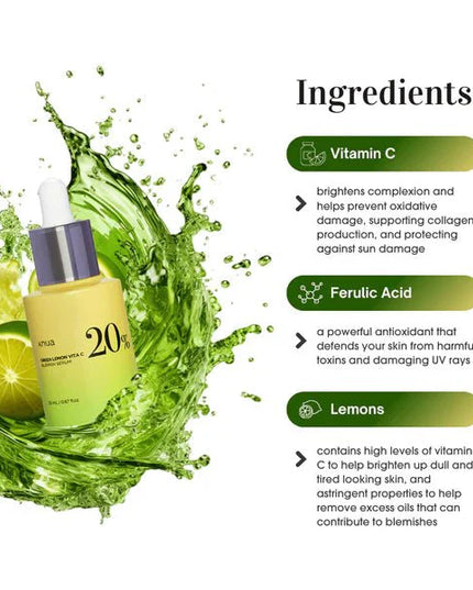 Anua Green Lemon Vitamin C Serum - Brighten & Firm